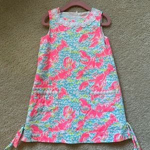 Size 5 Lilly Pulitzer lobsters print dress